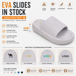 8802 a grey slippers