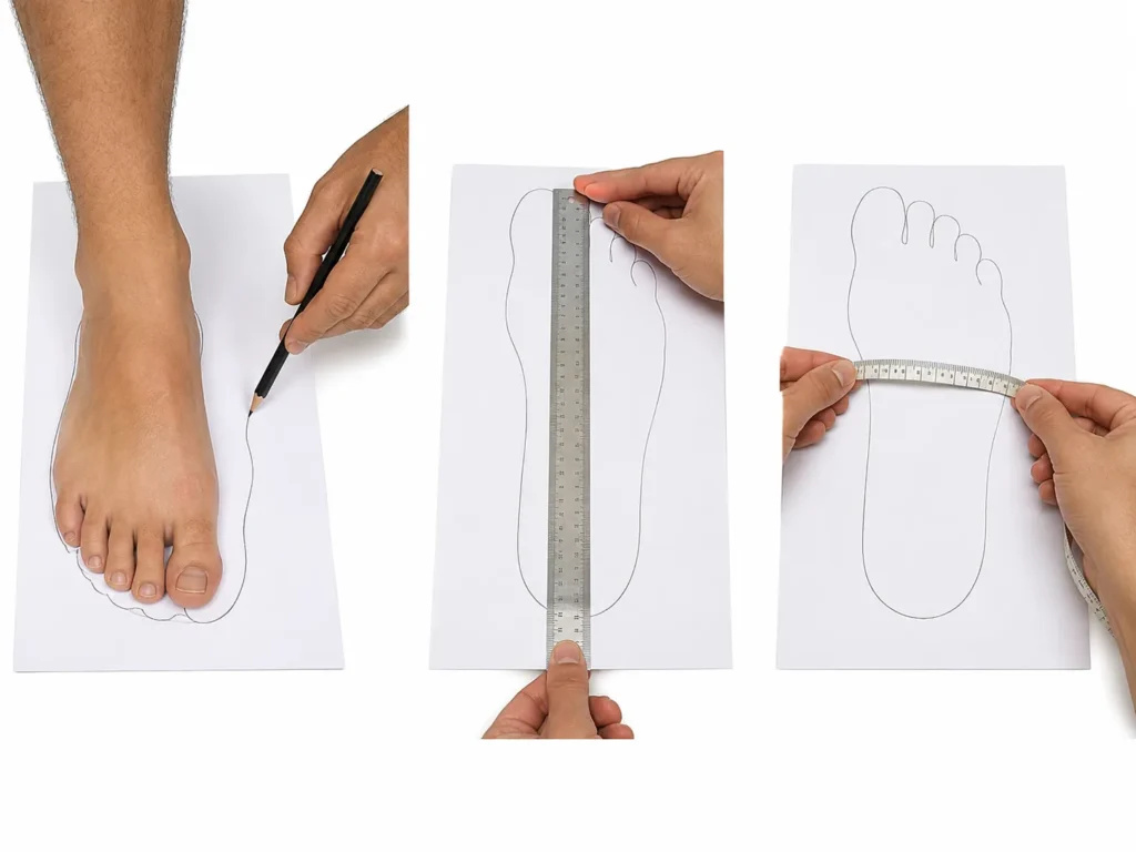 how to measure your slipper size