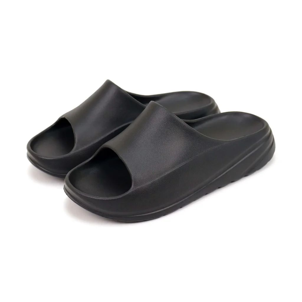 black eva slides
