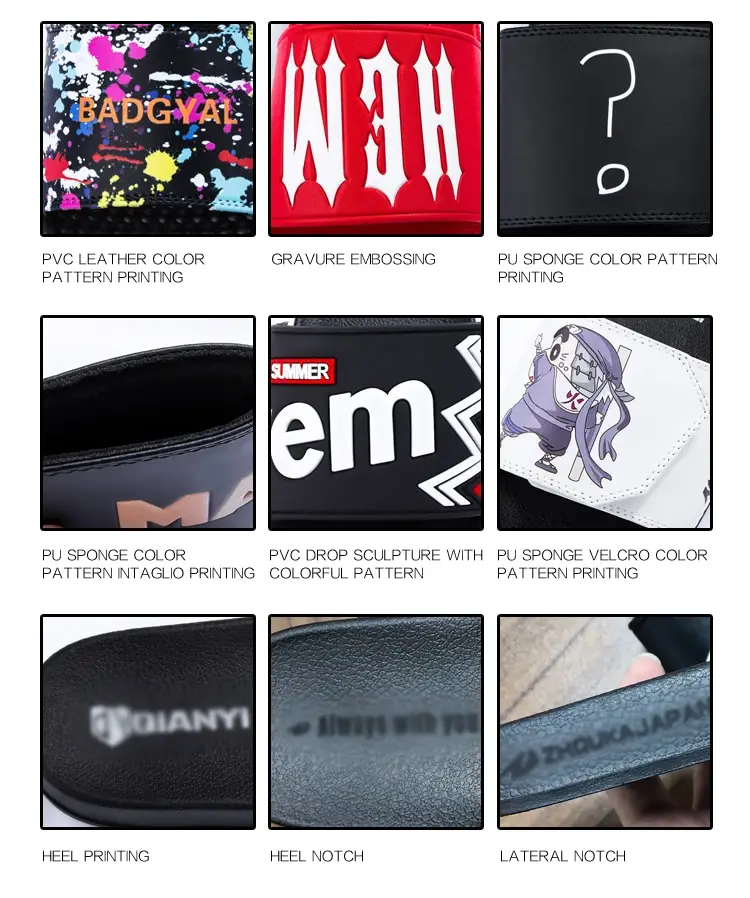 custom slides with logo and color options